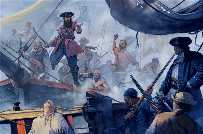 Kể từ đây, tên cướp biển Blackbeard sử dụng con thuyền trên trong nhiều vụ cướp bóc trên biển.