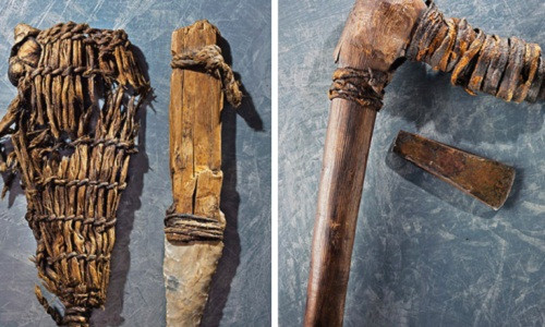 Kết quả nghiên cứu chỉ ra chiếc rìu đồng của Người băng Otzi được làm từ các nguyên liệu bao gồm: đồng, chì, bạc, asen và một số nguyên tố hóa học khác.