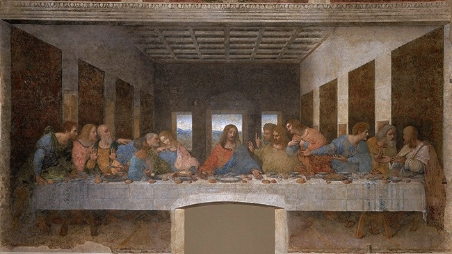 Bức tranh "Bữa ăn cuối cùng" (Last supper) là một trong những kiệt tác của Leonardo da Vinci. Tác phẩm này được giới chuyên gia nghiên cứu nhiều bởi nó ẩn giấu nhiều điều bí ẩn.
