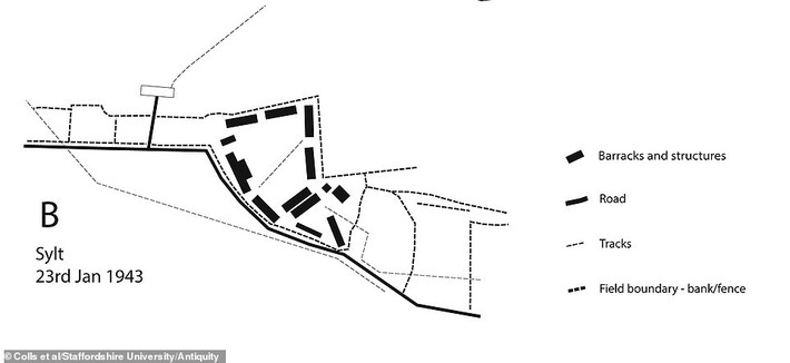 Kết quả nghiên cứu cho thấy trên đảo Alderney, Hitler cho người xây dựng hàng trăm boongke, tháp pháo.