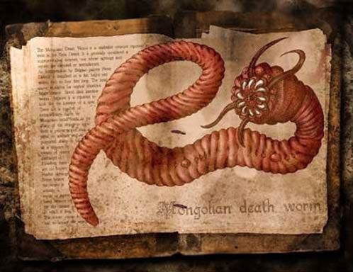Sâu tử thần có lớp da dày và cứng. Điều này giúp nó sinh trưởng tốt dưới môi trường nắng nóng khô hạn của sa mạc.