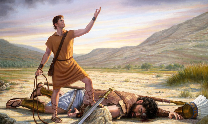 Khi thấy Goliath bị đánh bại, người Philistine hoảng sợ dẫn đến đội hình hỗn loạn. Nhân cơ hội ấy, quân của vua Saul tiến đánh và giành chiến thắng.