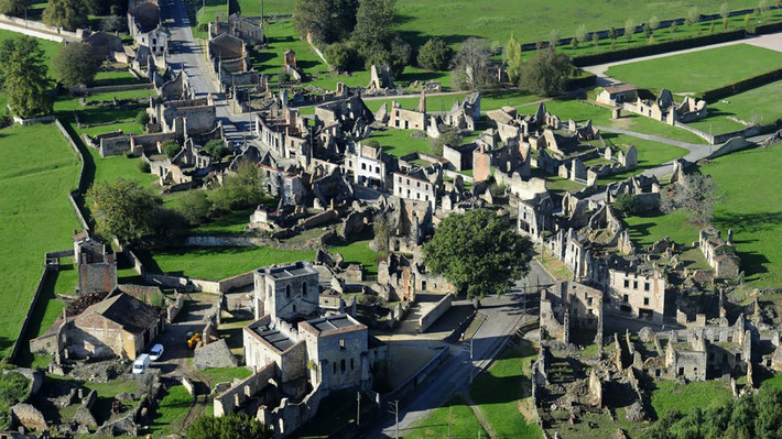 Thị trấn "ma" Oradour-sur-Glane ở Pháp là nơi ghi dấu tội ác kinh hoàng của Đức quốc xã dưới thời trùm phát xít Hitler trong Thế chiến 2.