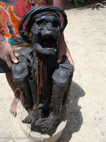 Bộ lạc Dani sống trên cao nguyên Papua thuộc Indonesia có truyền thống ướp xác tổ tiên, bao gồm tù trưởng và các anh hùng bằng cách hun khói khô đen. Theo đó, xác ướp hun khói của người Dani vô cùng đặc biệt.