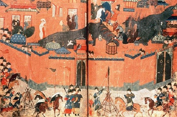Cụ thể, đầu năm 1260, Húc Liệt Ngột gửi thư cho quốc vương Qutuz của Mamluk với mục đích hăm dọa sẽ dẫn quân đội Mông Cổ san phẳng quốc gia này. Theo đó, dũng tướng Mông Cổ muốn Mamluk nhanh chóng đầu hàng để không phải đối mặt với cuộc chiến đẫm máu.