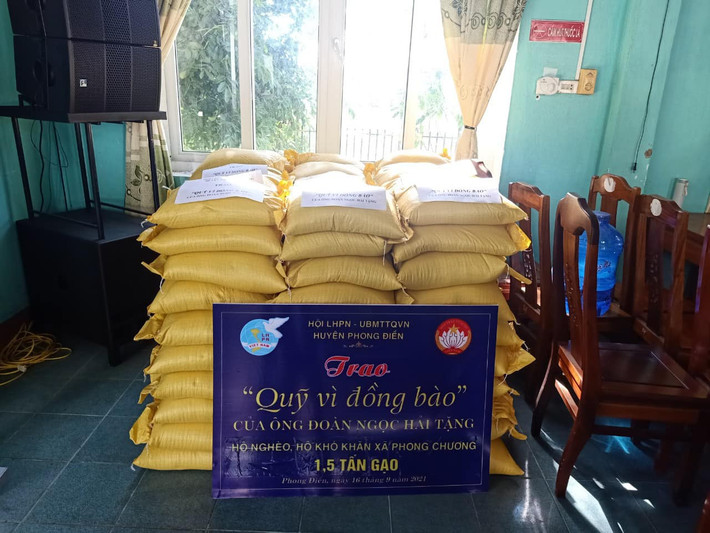 Cũng trong bài viết trên trang cá nhân, ông Hải cho biết, thường xuyên báo cáo thu, chi, tồn quỹ của Quỹ Vì Đồng bào trên tài khoản zalo nhưng nhiều người không biết nên ông tiếp tục công bố trên trang cá nhân facebook.