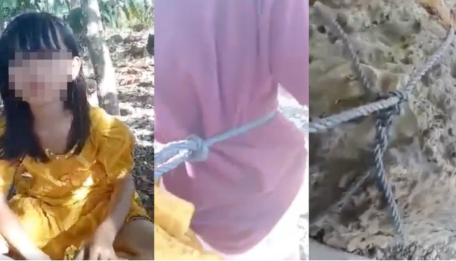 Cha dùng dây buộc 3 con vào tảng đá để đòi tiền vợ: Ngày 24/10, hai clip ghi lại cảnh người cha dùng dây thừng buộc 3 con nhỏ vào cục đá bên cạnh bờ suối lan truyền trên mạng xã hội. Qua xác minh, vụ việc xảy ra tại xã Thạnh Bình, huyện Tân Biên, tỉnh Tây Ninh. Theo thông tin ban đầu, cho rằng vợ chỉ gửi tiền cho mẹ ruột, không quan tâm đến chồng con, ông N.V.H (31 tuổi) đã dùng dây buộc 3 đứa con vào cục đá bên cạnh bờ suối rồi quay clip. Được biết, vợ ông H. là chị L.T.B.T đang làm việc tại Campuchia.