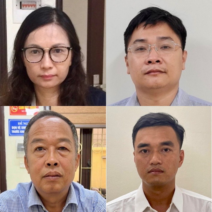 Cùng tội danh trên, các bị can bị khởi tố, bắt giam gồm Chuyên viên Vụ Quan hệ quốc tế Văn phòng Chính phủ Nguyễn Mai Anh; Chuyên viên Vụ Hợp tác quốc tế Bộ GTVT Ngô Quang Tuấn; cựu cán bộ Cục Quản lý Xuất nhập cảnh Vũ Sỹ Cường.