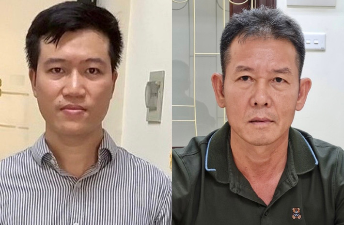 Cán bộ Cục Y tế dự phòng Bộ Y tế Bùi Huy Hoàng bị khởi tố về tội Lừa đảo chiếm đoạt tài sản. Nguyễn Tiến Mạnh - Phó giám đốc Công ty CP du lịch thương mại Lữ Hành Việt, Giám đốc Công ty vận tải du lịch Hoàng Long Luxury bị khởi tố tội Đưa hối lộ.