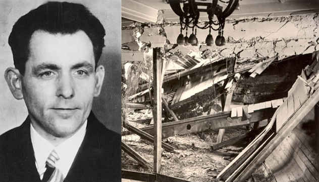 Năm 1939, Johann Georg Elser - thợ mộc người Đức - đã thực hiện vụ ám sát trùm phát xít Hitler. Elser tự chế tạo bom rồi đặt nó bên dưới bục diễn thuyết - nơi Hitler phát biểu thường xuyên ở Munich Beer Hall.