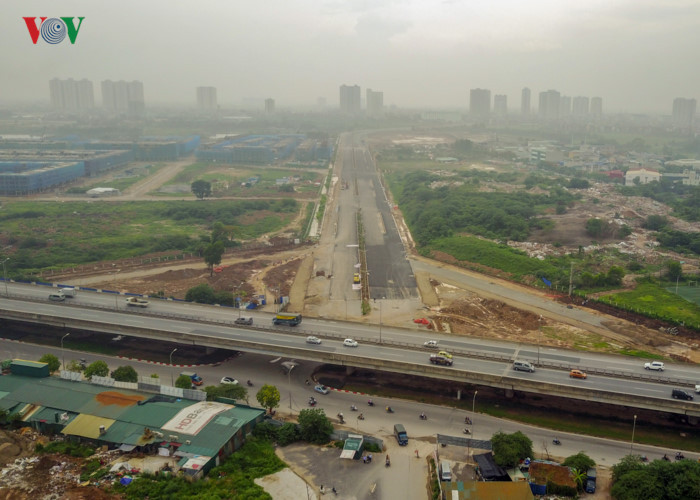 Dự án nhìn từ đường Vành đai 3.