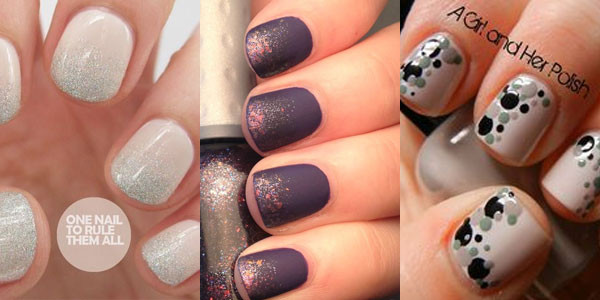 Những mẫu nail mùa hè lấp lánh: Bước đầu tiên, bạn phải sơn móng tay với tông màu sáng. Sau đó, hãy thêm nhiều màu sắc bột kim tuyến lấp lánh theo sở thích của mình.