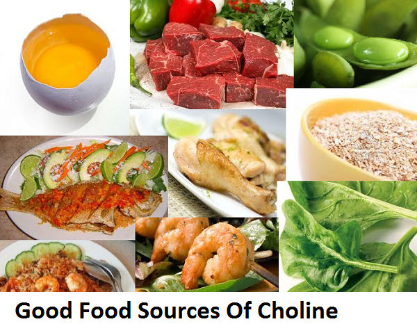 Thực phẩm giàu chất choline giúp cải thiện hoạt động của hệ thần kinh. Các thực phẩm giàu chất cholin là trứng, đặc biệt là lòng đỏ trứng, gan bò, thực phẩm bơ sữa, các loại hạt đậu, và rau cải.