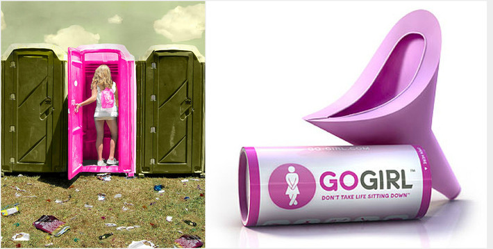 Go Girl là một sản phẩm giúp phụ nữ thuận tiện hơn khi đi vệ sinh, cụ thể là có thể đứng đi tiểu như cánh mày râu.
