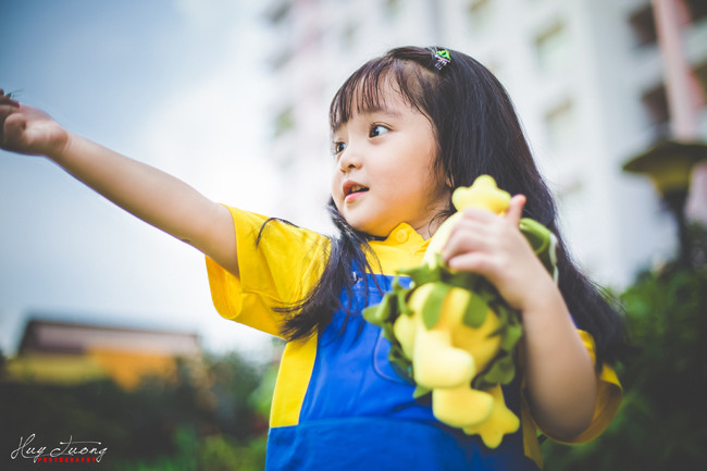 Susu hóa thân thành minion dễ thương.