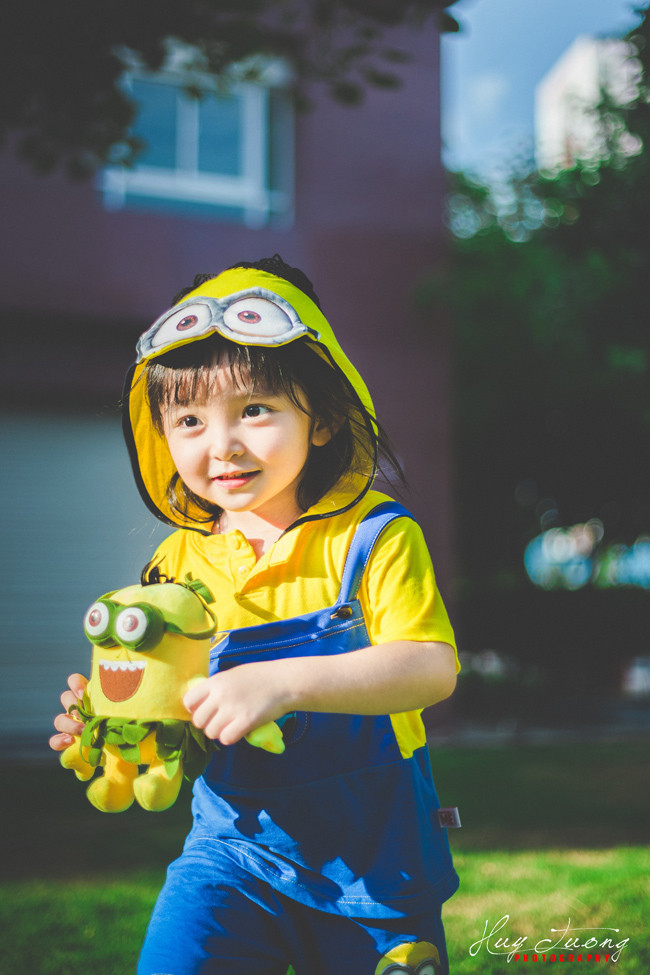 Gương mặt trong sáng của thiên thần nhí.