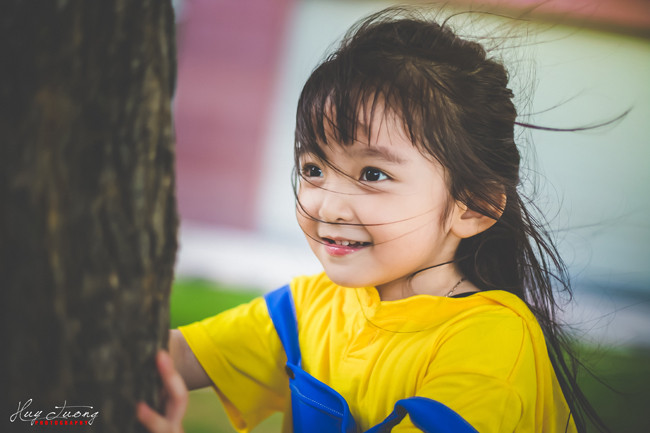 Thấy Susu yêu thích nhân vật hoạt hình này, nhiếp ảnh gia Huy Tưởng đã nhanh chóng thực hiện bộ ảnh cô bé hóa thân thành nhân vật yêu thích.
