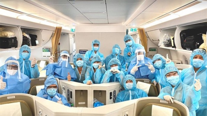 Trong giai đoạn từ tháng 4/2020 - tháng 9/2021, hơn 274.200 người Việt Nam nhập cảnh về nước thông qua đường hàng không. Ảnh: VTC.