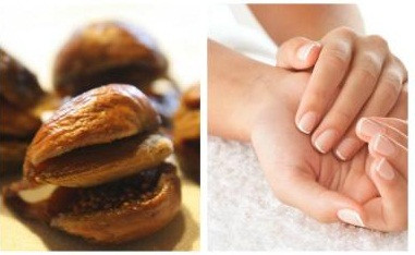 Không chỉ giàu axít béo omega-3, hạnh nhân còn có khả năng chống ô xy hóa, ngăn ngừa bệnh tim mạch ấn tượng. Nhâm nhi hạt hạnh nhân với rượu vang Prošek là thói quen ăn điểm tâm yêu thích của cư dân Địa Trung Hải. Hơn nữa, dầu hạnh nhân có thể kết hợp hiệu quả với các sản phẩm dưỡng da và móng.