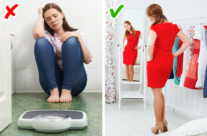 Nguyên tắc 8: Chấp nhận cơ thể của bạn. Hãy học các yêu thưởng vóc dáng hiện tại vì bạn chỉ có một thân thể cho phần còn lại của cuộc đời mình và điều quan trọng là phải chăm sóc nó.