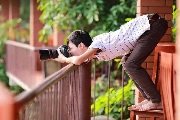 Để có một bức ảnh đẹp.