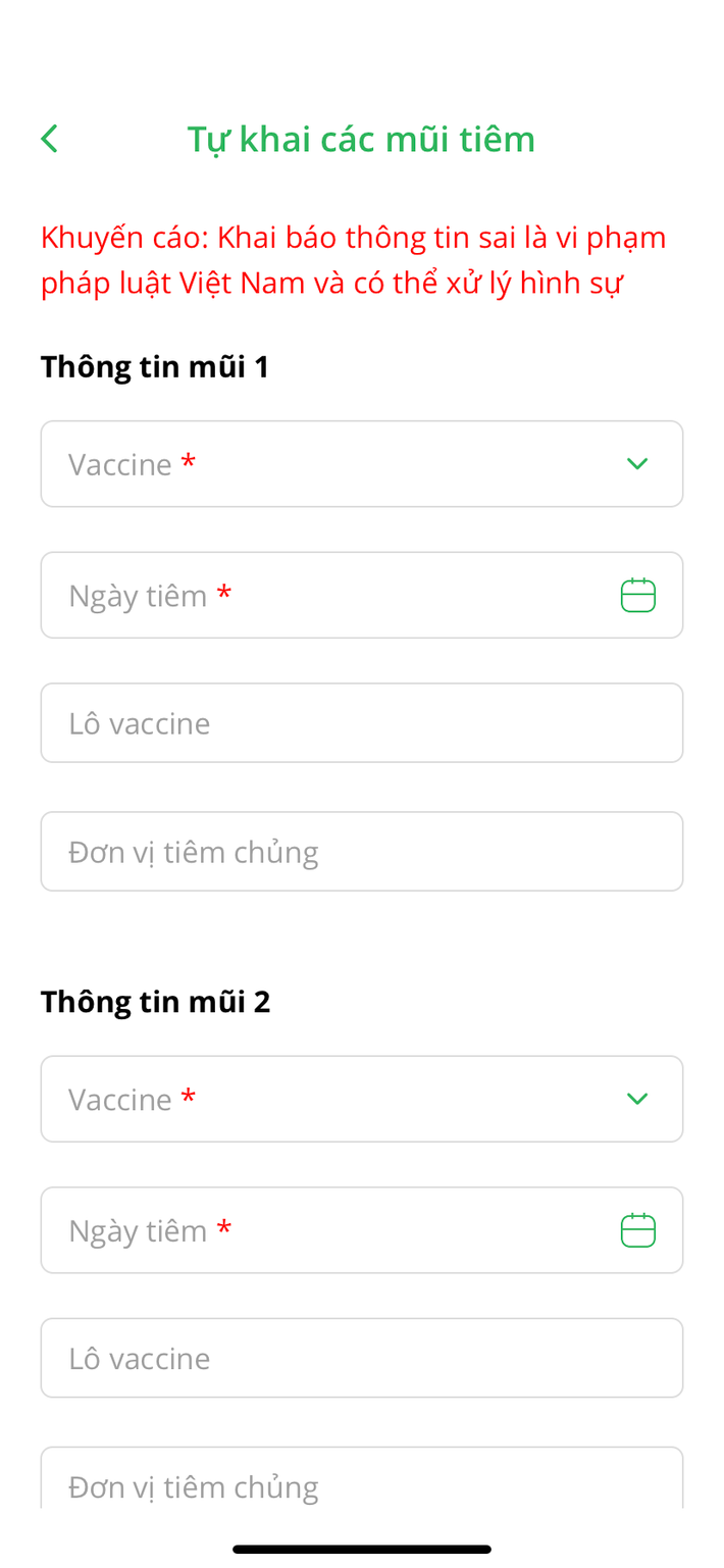Theo Trung tâm Công nghệ phòng chống Covid-19, tính năng "Tự khai mũi tiêm" giúp người dùng đơn giản hóa và linh hoạt hơn trong việc lưu trữ, cung cấp thông tin hỗ trợ phòng chống dịch.