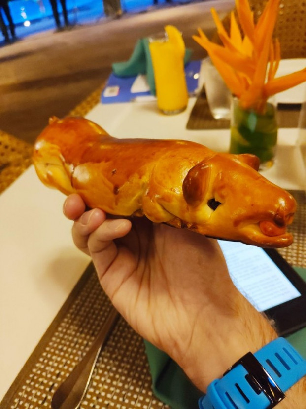 Bánh mỳ ở khách sạn tôi ở.