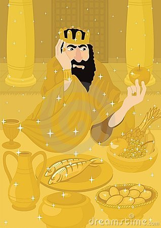 Theo đó, mọi đồ vật xung quanh nhà vua Midas đều là những món đồ xa xỉ.
