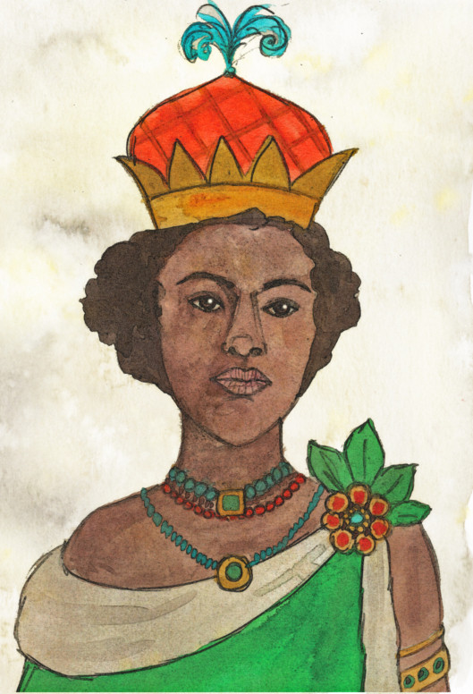 Mỗi khi lựa chọn chàng trai nào chăm lo "chuyện yêu", bà hoàng Nzinga lại sử dụng quái chiêu đặc biệt.