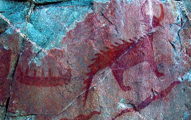 hững người Ojibwa xung quanh khu vực Great Lakes, Bắc Mỹ đặt tên con quái vật gây ám ảnh kinh hoàng cho họ là Mishepishu. Cái tên này có nghĩa là linh miêu khổng lồ. Con quái vật này được cho là sinh sống ở tất cả những vùng hồ của Great Lakes và gây ra những đợt sóng mạnh, những xoáy nước khổng lồ nhấn chìm nhiều thuyền bè. Người ta đồn rằng, con quái vật Mishepishu có vảy trên lưng và đuôi làm bằng đồng nguyên chất. Con quái vật này được cho là cai quản khu vực trù phú xung quanh khu vực sinh sống của nó. Bất cứ người nào liều lĩnh xâm phạm lãnh thổ của nó đều bị Mishepishu giết chết. Emela-Ntouka