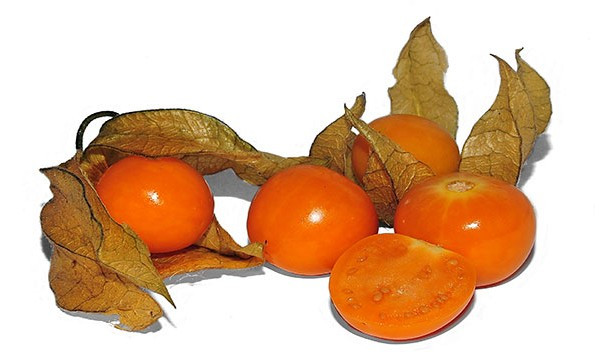 Quả Physalis, thuộc chi tầm bóp, được tìm thấy chủ yếu ở Mỹ, loại quả kỳ lạ này có hình dạng giống như một quả cà chua nhưng hương vị lại giống như dâu tây, khá ngon miệng, ngon mắt.