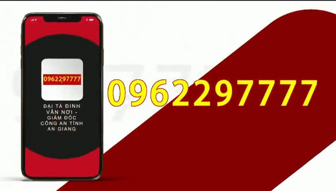 Công an tỉnh An Giang cho biết thêm, thời gian qua số điện thoại đường dây nóng 096.229.7777 (số điện thoại cá nhân của đại tá Đinh Văn Nơi) hoạt động rất hiệu quả. Thời gian tới, rất mong các tổ chức và quần chúng nhân dân tiếp tục cung cấp những thông tin liên quan đến an ninh trật tự trên địa bàn tỉnh An Giang, để lực lượng Công an kịp thời xử lý theo quy định của pháp luật.