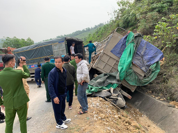 Tốc độ xe tải trước khi gây tai nạn 34km/h và thời điểm xảy ra TNGT lúc 21h18 phút đo được là 46km/h.