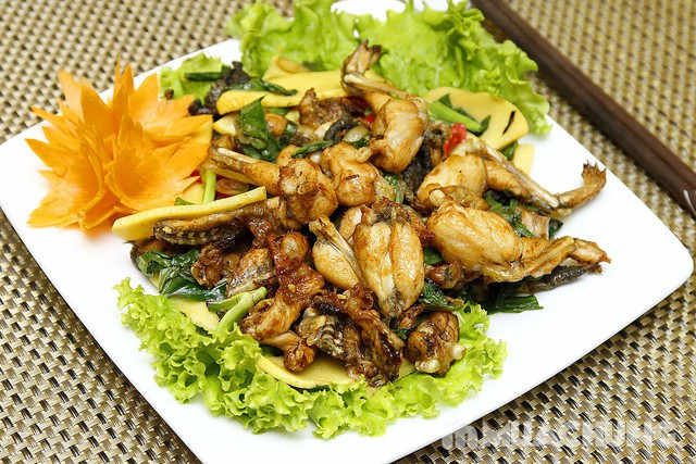 Nếu không cẩn thận trong quá trình chế biến thịt ếch mọi người có thể phải đối mặt với rất nhiều nguy hiểm. Vì thế, cần phải tránh phạm phải những sai lầm khi chế biến và ăn thịt ếch dưới đây. Ảnh: Mua chung.