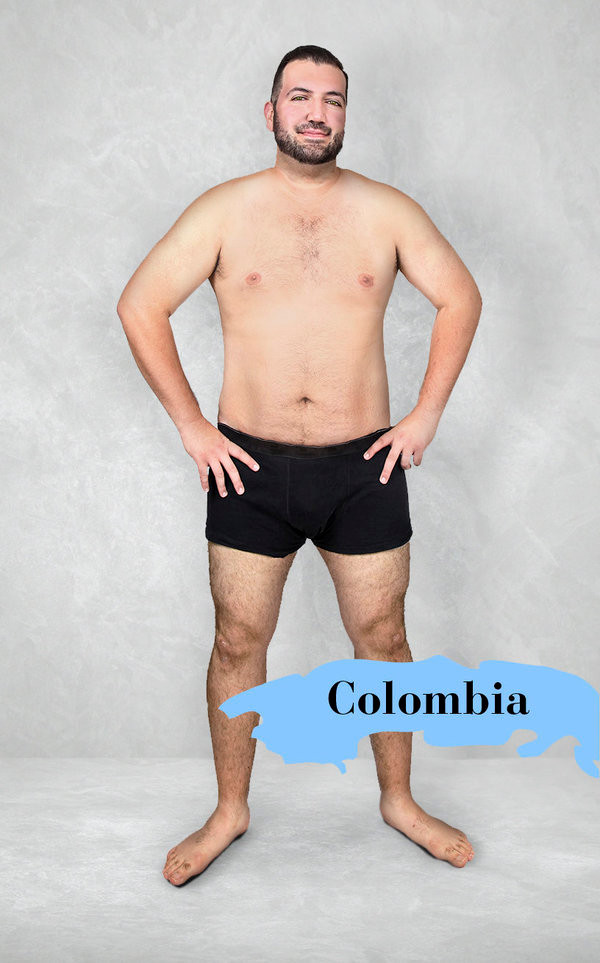 Đây là hình mẫu đàn ông hoàn hảo của Colombia.