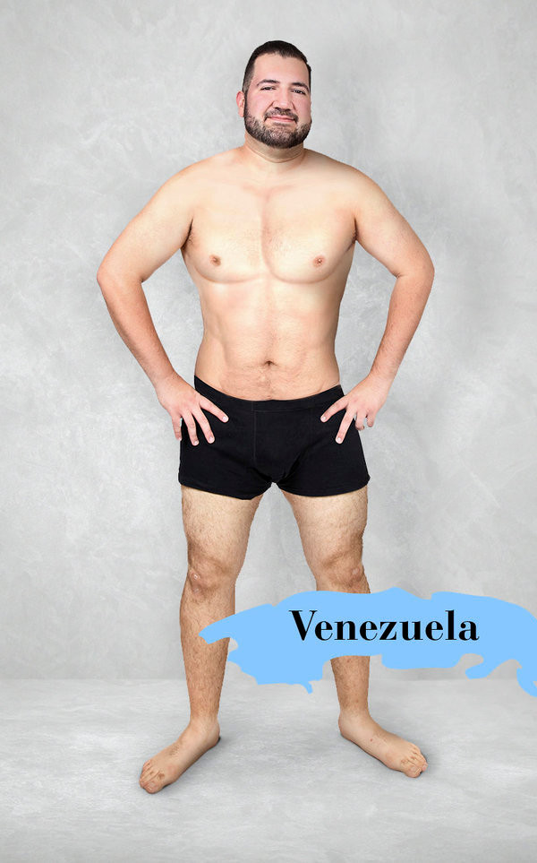 Và cuối cùng là đàn ông Venezuela với má lớn, khuôn hàm rộng mạnh mẽ. Nguồn ảnh: Rebelcircus.
