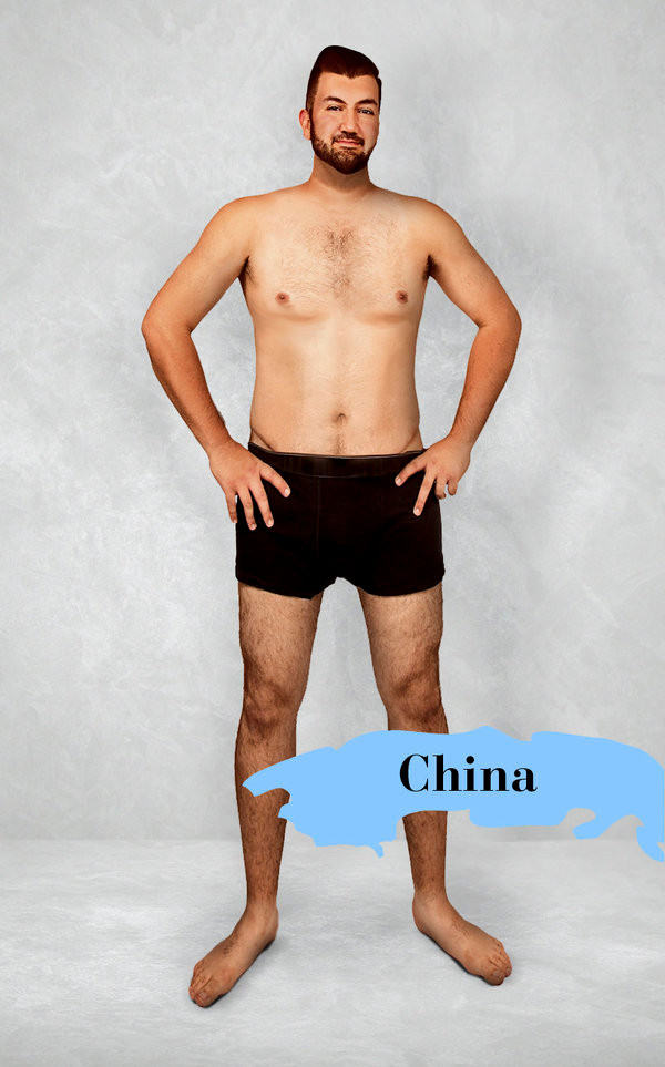 Hình mẫu đẹp trai chuẩn Trung Quốc.