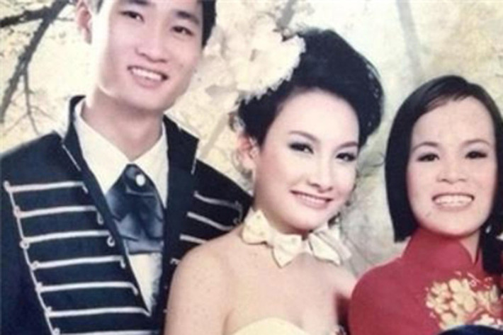 Ảnh cưới của Bảo Thanh lúc 21 tuổi.