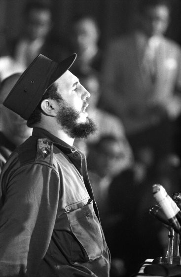 Ông Castro có bài phát biểu trước công chúng ở thủ đô Havana năm 1959.