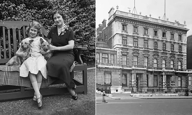 Ngôi nhà 145 Piccadilly - nơi Nữ hoàng sống thời thơ ấu: Nữ hoàng Elizabeth cùng cha mẹ và em gái của mình rời Bruton tới sống tại ngôi nhà 145 Piccadilly, London. Ngôi nhà mặt phố này gồm 5 tầng rộng rãi với 26 phòng ngủ.