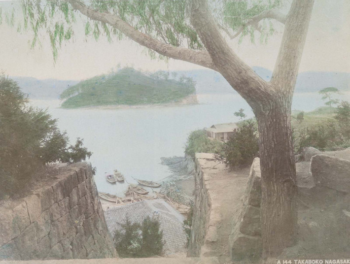 Một góc phong cảnh đẹp miền sông nước ở Nagasaki.