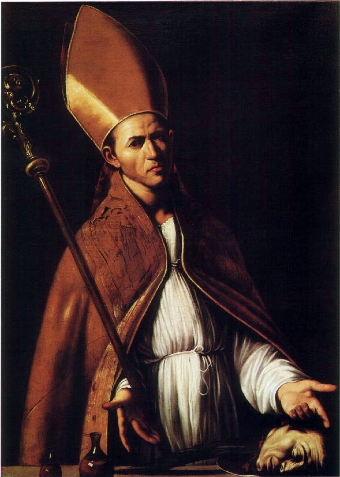 Januarius được phong “Thánh bổn mạng của Naples” sau khi tử vì đạo cùng với phó tế Festus vào tháng 9/305 tại Pozzuoli. Hoàng đế La Mã Dioclentianus là người ra lệnh hành hình Thánh Januarius trong cuộc bức hại những người theo Công giáo.