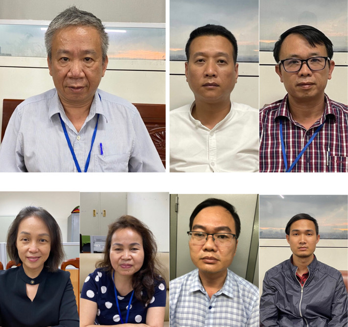 Cơ quan điều tra cũng khởi tố, bắt tạm giam các đối tượng Nguyễn Thị Dung Hạnh, nguyên kế toán trưởng, thành viên tổ thẩm định đấu thầu Bệnh viện Tim Hà Nội; Đoàn Trọng Bình và Nghiêm Tuấn Linh, cùng là nguyên phó trưởng phòng phụ trách phòng vật tư thiết bị y tế và 3 người khác.