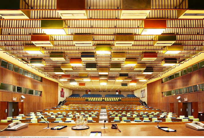 Phòng họp của Hội đồng Ủy trị Liên Hiệp Quốc (United Nations Trusteeship Council) cũng ở New York.