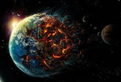 Một số thuyết âm mưu tin rằng, khi hành tinh Nibiru va vào Trái đất thì nhân loại sẽ diệt vong.