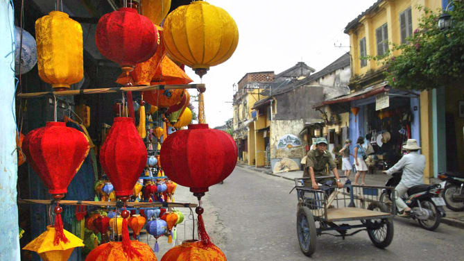 Hội An (Quảng Nam) là một trong những điểm du lịch nổi tiếng nhất Việt Nam.