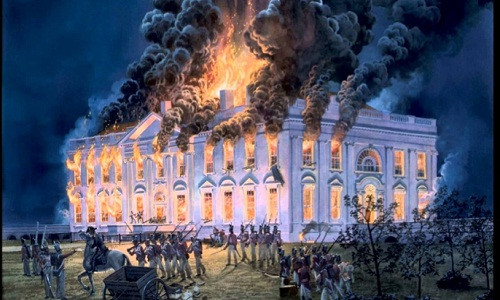 May mắn là trận mưa như trút nước đổ xuống dập tắt đám cháy ở Washington D.C giúp giảm thiểu thiệt hại cho thành phố này.
