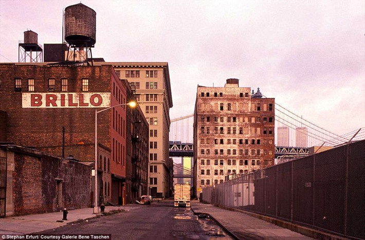 Những tòa nhà cao tầng ở Brooklyn năm 1988.