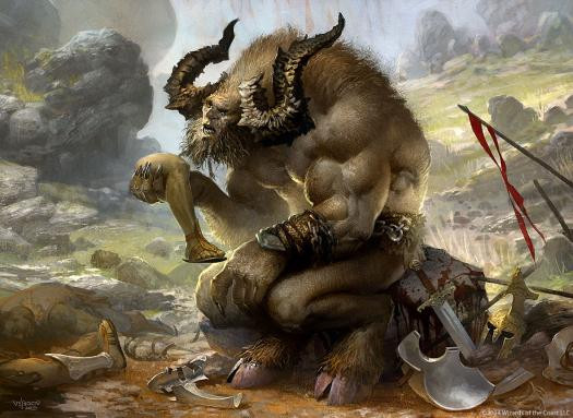 Quái thú Minotaur là hình phạt mà thần biển Poseidon giáng xuống vua Minos bởi vì nhà vua quên hiến tế.