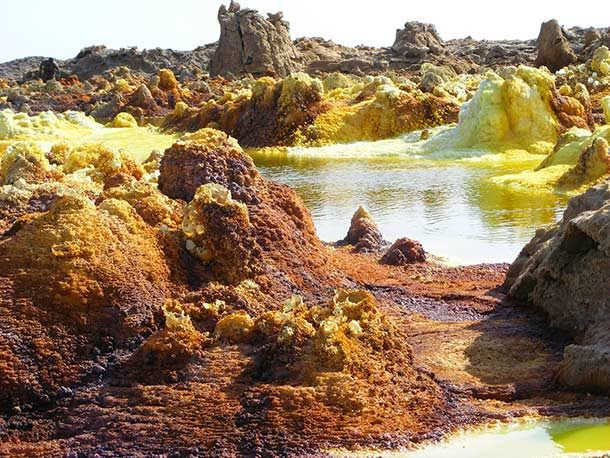Theo các chuyên gia, kể từ năm 1960 - 1966, nhiệt độ trung bình năm ở Dallol là 34,5 độ C. Điều này có nghĩa nhiệt độ gần như không thay đổi giữa các mùa trong năm.